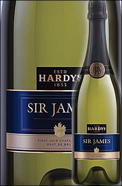 【ハーディーズ】 ハーディーズ サージェームス ブリュット・デ・ブリュットスパークリングワイン [NV] Hardys Sir James Brut de Brut Sparkling Wine 750ml [白ワイン(白泡)] [オーストラリアワイン] 瓶内二次発酵シャンパン製法 父の日プレゼント