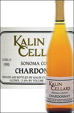 《カリン・セラーズ》 シャルドネ キュヴェ LV ソノマ・カウンティ [1995] Kalin Cellars Chardonnay Cuvee LV Sonoma County (ロング・ヴィンヤード, ドライクリーク・ヴァレー Long Vineyard, Dry Creek Valley) 750ml [白ワイン] 正規蔵出し古酒 誕生日プレゼント