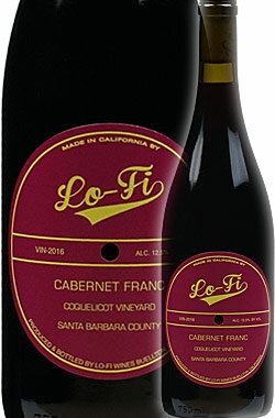 【ローファイ ワインズ Lo-Fi】 カベルネフラン “コクリコ(コキュリコット) ヴィンヤード” サンタイネズヴァレー, サンタバーバラ [2016] LoFi Wines Cabernet Franc Coquelicot Vineyard, Santa Ynez Valley Santa Barbara County 750ml カリフォルニア赤ワインのサムネイル