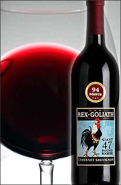 ● [ラベル損傷品 ワケアリ・アウトレット] 【レックスゴライアス】 カベルネ・ソーヴィニヨン USA [NV] Rex Goliath Pinot Noir 750ml カリフォルニアワイン専門店あとりえ 父の日プレゼント 赤ワイン