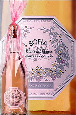 *【ソフィア コッポラ】 ブラン・ド・ブラン スパークリングワイン [NV] フランシス フォード コッポラ Francis Ford Coppola Winery Sofia Blanc de Blancs Sparkling wine Monterey 750ml [白ワイン(白泡) カリフォルニアワイン専門店あとりえ 父の日プレゼント