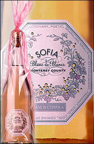 【ソフィア コッポラ】 ブラン・ド・ブラン スパークリングワイン [NV] フランシス フォード コッポラ Francis Ford Coppola Winery Sofia Blanc de Blancs Sparkling wine Monterey 750ml [白ワイン(白泡) カリフォルニアワイン専門店あとりえ 誕生日プレゼント