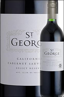 ギフト対応可 ●送料無料特典付  カベルネ・ソーヴィニヨン “セレクト・リザーヴ” カリフォルニア  Domaine Saint George Cabernet Sauvignon Califronia Select Reserve 750ml 赤ワイン ※スクリューキャップ カリフォルニアワイン専