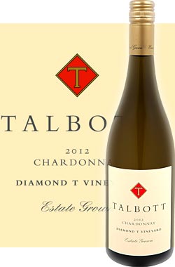 【ロバート・タルボット】 シャルドネ ダイヤモンド T エステイト モントレー [2012] ● スクリューキャップ Robert Talbott Chardonnay Diamond T Estate Vineyard, Monterey 750ml[白ワイン] カリフォルニアワイン専門店 ギフト 贈り物 父の日プレゼント 高級