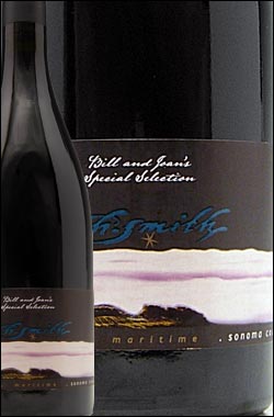 【WHスミス (ダブルエイチスミス)】 ピノノワール ビル ＆ ジョアンズ スペシャル・セレクション - マリタイム - [2009] WH Smith Pinot Noir B&J Special 750ml カリフォルニアワイン専門店あとりえ ギフト 贈り物 父の日プレゼント 高級 赤ワイン