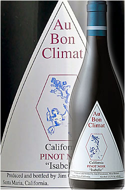 ギフト対応可 【オー・ボン・クリマ】 ピノノワール “イザベル” カリフォルニア [2019] Au Bon Climat ABC Pinot Noir ISABELLE California750ml カリフォルニアワイン セントラルコーストイザベラ赤ワイン 贈り物ギフト 父の日プレゼント高級