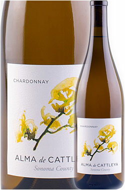 ギフト対応可  シャルドネ “ソノマ・カウンティ” (ソノマコースト＋ロシアン・リヴァー・ヴァレー)  Alma de Cattleya Wines Chardonnay Sonoma County 750ml カリフォルニアワイン 白ワイン プレゼント贈答ギフト 父の日プレゼント