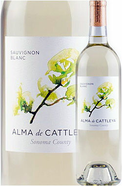 ギフト対応可 ●TOP100銘柄 ソーヴィニヨン・ブラン “ソノマ・カウンティ” (ソノマコースト)  Alma de Cattleya Wines Sauvignon Blanc Sonoma County 750ml カリフォルニアワイン シェアードノーツ派生版白ワイン 父の日プレゼント