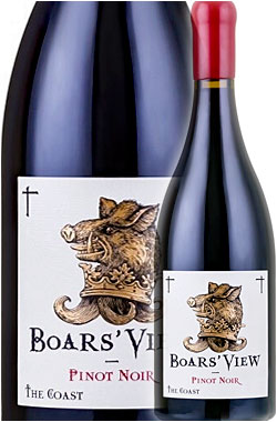 ギフト対応可  ピノノワール “ザ・コースト” フォートロスシービュー (ウエスト・ソノマコースト)  BOAR'S VIEW Pinot Noir THE COAST Fort Ross-Seaview, West Sonoma Coast 750ml カルトワイン 高級赤ワイン カリフォルニアワイン