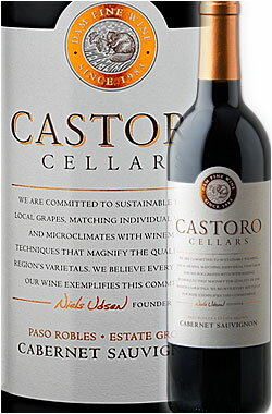 ギフト対応可  カベルネソーヴィニヨン “エステイト” パソロブレス ｜ジンファンデル｜シャルドネ Castoro Cellars CABERNET SAUVIGNON Estate Paso Robles, San Luis Obispo County 750ml サンルイオビスポ カウンティ赤ワイン カリフォルニ