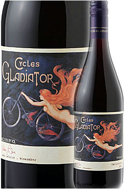 【サイクルズグラディエーター by ハーン】 シラー カリフォルニア [2014] Cycles Gladiator Syrah California by Hahn Family Wines 750ml 赤ワイン ※スクリューキャップ カリフォルニアワイン専門店あとりえ 父の日プレゼント