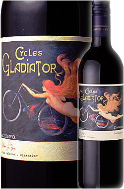 ギフト対応可 【サイクルズグラディエーター by ハーン】 ジンファンデル カリフォルニア [2020] Cycles Gladiator Zinfandel California by Hahn Family Wines 750ml 赤ワイン ※スクリューキャップ カリフォルニアワイン専門店あとりえ 誕生日プレゼント