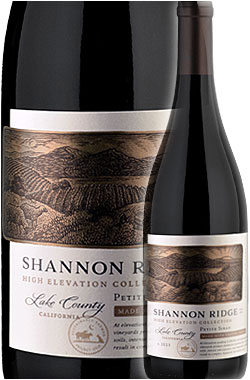 ギフト対応可【シャノンリッジ】 オーガニック プティシラー “ハイエレベーション・コレクション” レイク・カウンティ [2023] SHANNON RIDGE High Elevation Collection Organic Petite Sirah Lake County 750ml カリフォルニアワイン フルボディ 自然派赤ワイン
