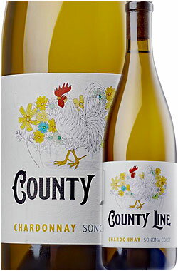 ギフト対応可  シャルドネ “ソノマコースト”  County Line Vineyards Radio-Coteau CHARDONNAY Sonoma Coast 750ml パーティ父の日プレゼント 自然派ソノマ白ワイン カリフォルニアワイン専門店あとりえ