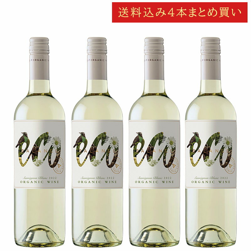 《送料込み4本まとめ買い》 エミリアーナ エコ・バランス オーガニック ソーヴィニヨンブラン ヴァレ・カサブランカ Emiliana Eco Balance Organic Sauvignon Blanc 750ml チリワイン 有機栽培白ワイン スクリューキャップ 現行年 送料無料セットワイン クールは300円加算