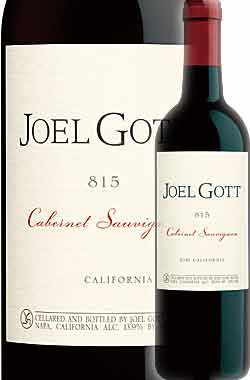 ギフト対応可 【ジョエルゴット】 カベルネソーヴィニヨン “815” カリフォルニア [2021] Joel Gott Wines Cabernet Sauvignon 815 California 750ml フルボディ赤 ナパヴァレー ハウエルマウンテン地区＋ソノマ＋パソロブレス他 カリフォルニアワイン 父の日プレゼント