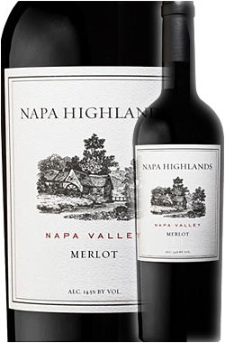 ギフト対応可 【ナパハイランズ】 メルロ “ナパヴァレー” [2022] 正規品 Napa Highlands MERLOT Napa Valley 750ml カリフォルニアワイン ナパバレー赤ワイン ナパハイランド 送料常温便590円/クール便850円(税込)同梱12本迄同一