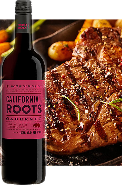 ギフト対応可  カベルネ・ソーヴィニヨン｜シャルドネ｜ソーヴィニヨンブラン｜ピノグリージョ｜ロゼ California Roots CABERNET SAUVIGNON 750ml 現行年 スクリューキャップ 紅白 赤ワイン カリフォルニアワイン専門店 父の日プレゼント