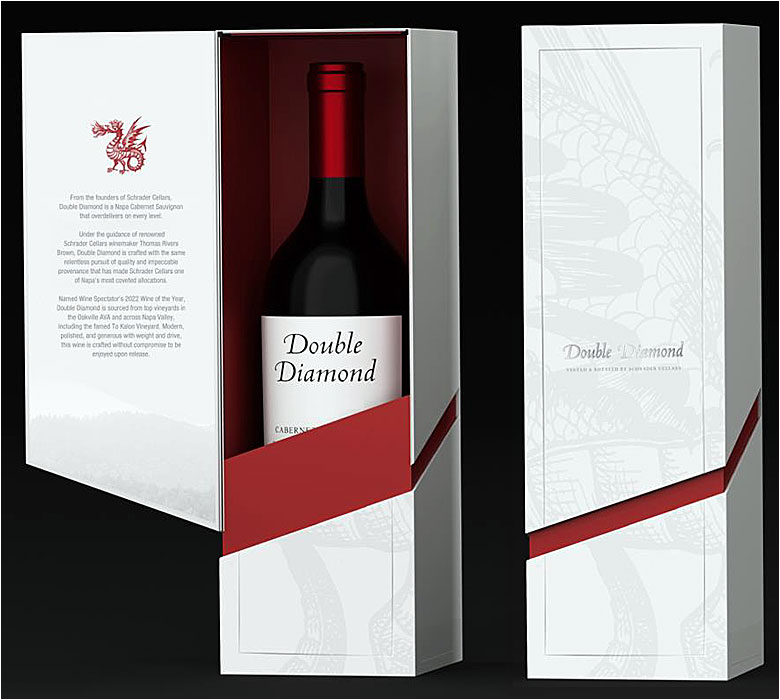 専用贈答箱入り ●ワインオブザイヤー同銘柄【シュレーダー】 カベルネ・ソーヴィニヨン “ダブルダイヤモンド” オークヴィル, ナパ・ヴァレー [2023] Schrader Cellars Cabernet Sauvignon Oakville Double Diamond Napa Valley 750ml カリフォルニア ナパバレー赤ワイン