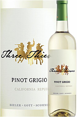 ギフト対応可 【スリーシーヴズ】 ピノグリージョ “カリフォルニア” リパブリック [2021] Three Thieves Pinot Grigio Republic California -BIELER・GOTT・SCOMMES- 750ml スリーシーブス白ワイン カリフォルニアワイン専門店あとりえ 誕生日プレゼント