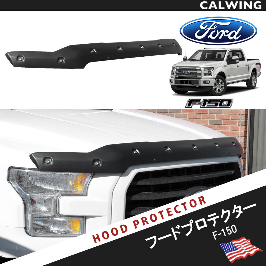 15y- F150 フード プロテクター バグガード テクスチャーブラック ビス止めスタイル