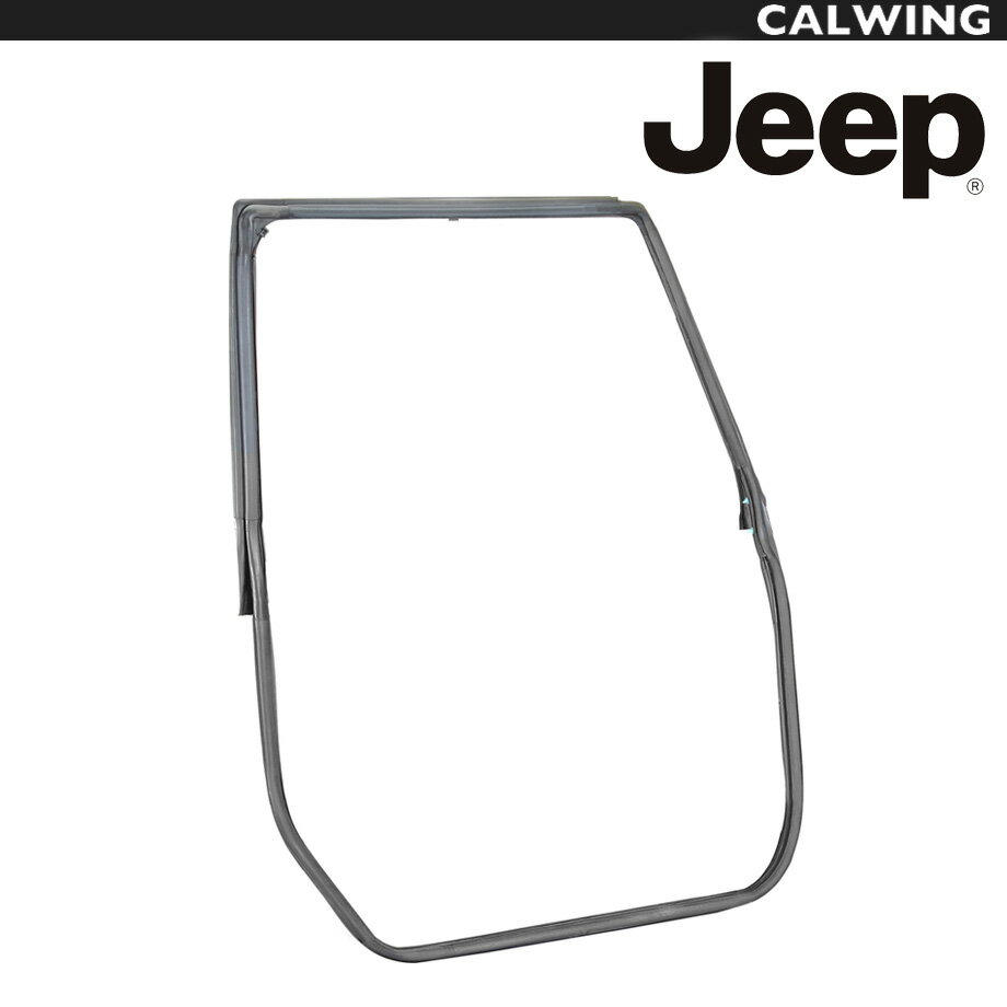 07-17y ジープ ラングラー JK ウェザーストリップ フロントドア 左 純正