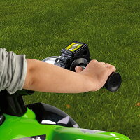 電動乗用カワサキKawasakiKFX四輪バギーグリーン12V