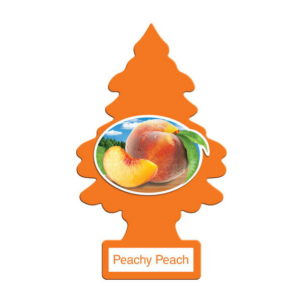 【売り切り特価！】エアフレッシュナー 芳香剤 リトルツリー ピーチーピーチ PeachyPeach 1pc Made in ..