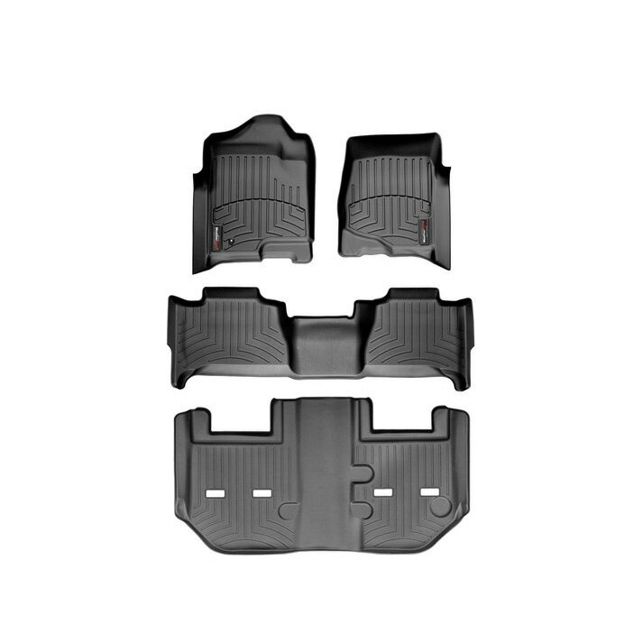 11-14y エスカレードESV フロアライナーセット ウェザーテック ブラック 4PC
