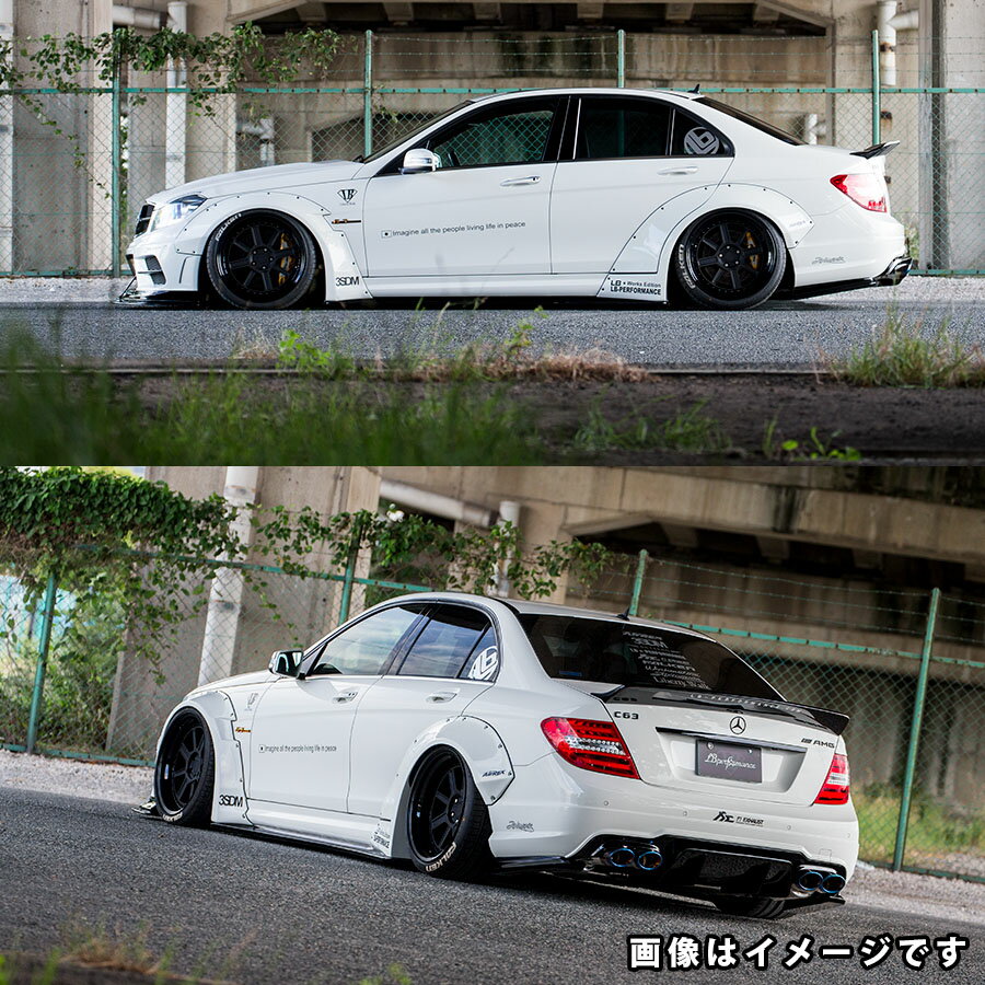 MERCEDES BENZ メルセデスベンツ C63 クーペ＆セダン W204 LB☆ワークス コンプリートボディキット FRP製【欧州車パーツ】