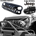 【カリフォルニアマッドスター/CALIFORNIA MUDSTAR★】07-18y ジープ jeep ラングラー JK フロントグリル ワイルドホース ブラック BAD WRANGLER 外装 カスタム パーツ