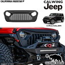 【カリフォルニアマッドスター/CALIFORNIA MUDSTAR★】18y- ジープ jeep ラングラー JL フロントグリル アングリーバッドフェイス ブラック BAD WRANGLER 外装 カスタム パーツ