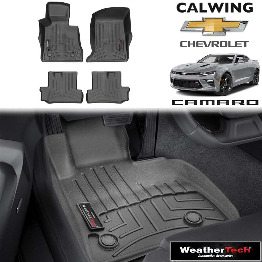 16y- カマロ | フロアマット フロアライナー ブラック ウェザーテック