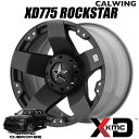 07y- ジープ ラングラー JK JL | ホイール XD775 ROCKSTAR マットブラック 20x8.5J+35 5x127 1本 KMC(2)