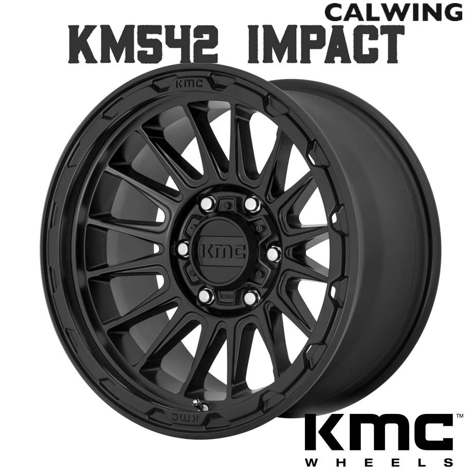 ハマー H3 | ホイール KM542 IMPACT サテンブラック 18X9J+18 6X139.7 1本 KMC