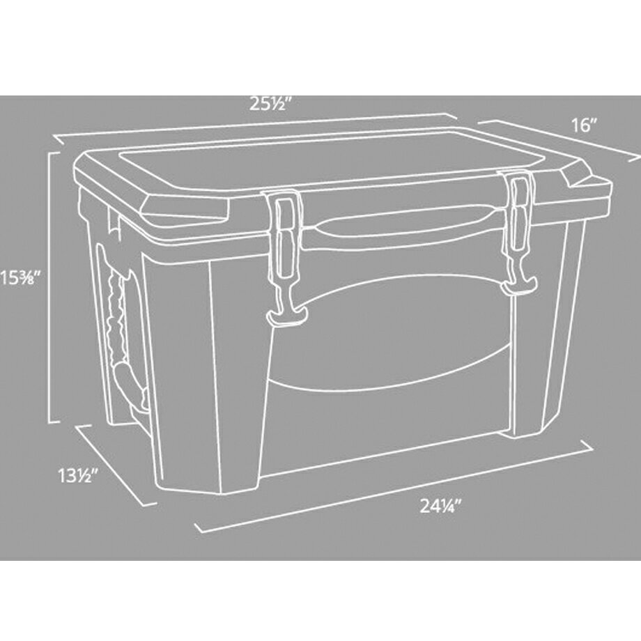 クーラーボックス ジープロゴ タン 容量38L MADE IN USA グリズリークーラーズ Grizzly Coolers