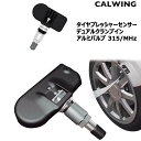 タイヤプレッシャーセンサー TPMS 空気圧センサー デュアル クランプイン アルミバルブ 315MHz