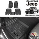 20y- グラディエーター JT ルビコン | オールウェザーフロアライナー フロアマット フロント&セカンド ラギッドリッジ