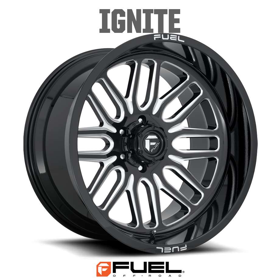 F150 ラプター | ホイール IGNITE D662 グロスブラックミルド 6H-135 20x9+19 1本 FUEL OFF-ROAD フューエル