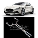 MASERATI GHIBLI マセラティ ギブリ POWERCRAFT パワークラフト センターXチューブ サイレンサー無 V6 4WD '13y 1月-