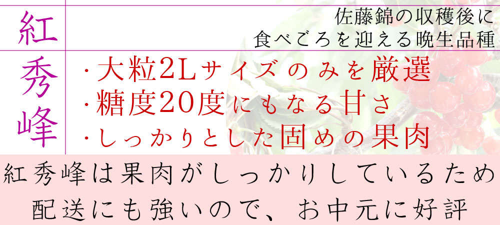 さくらんぼ お中元 送料無料 【山形県産 さく...の紹介画像3