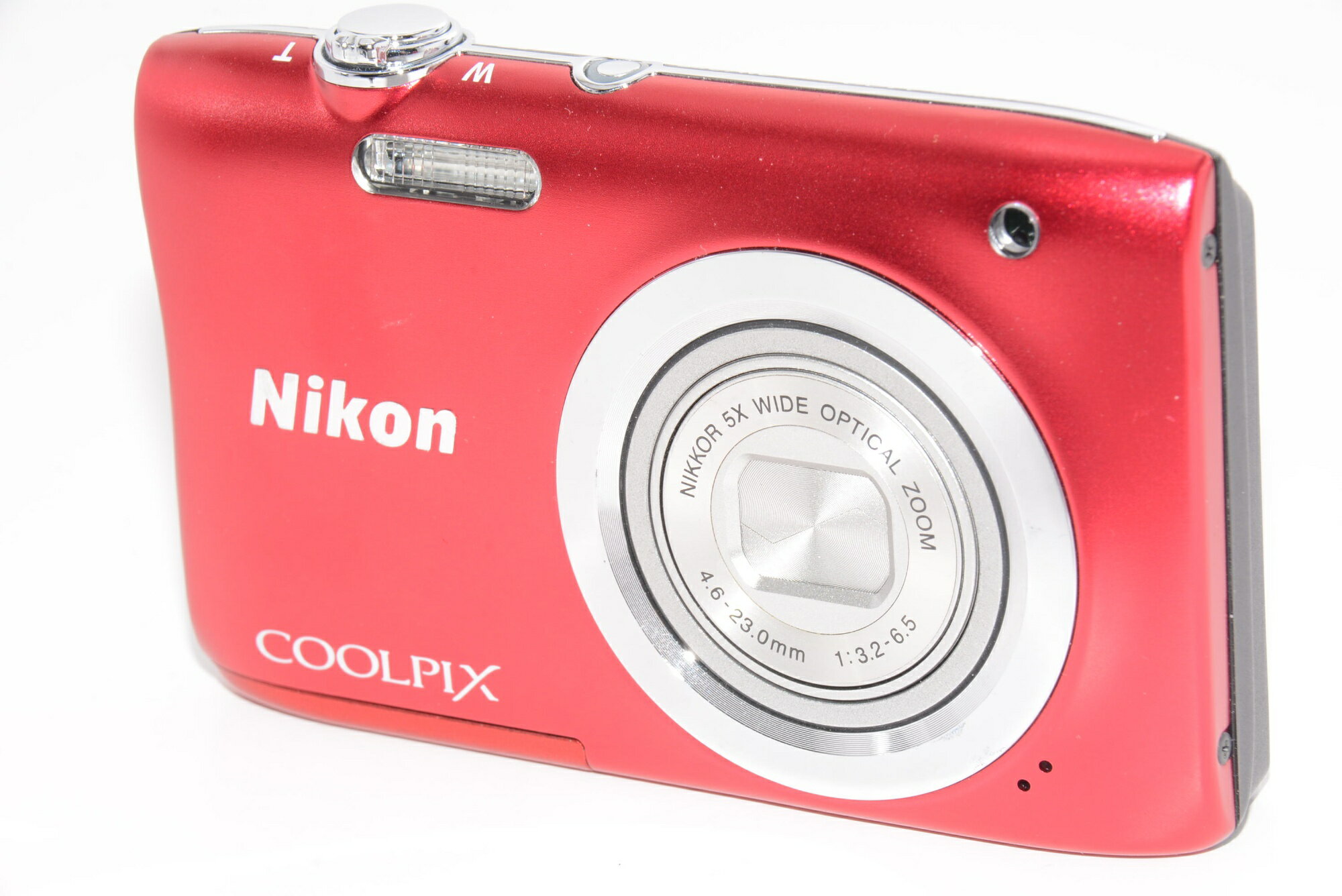 【中古】【外観特上級】Nikon デジタルカメラ COOLPIX A100 光学5倍 2005万画素 レッド A100RD