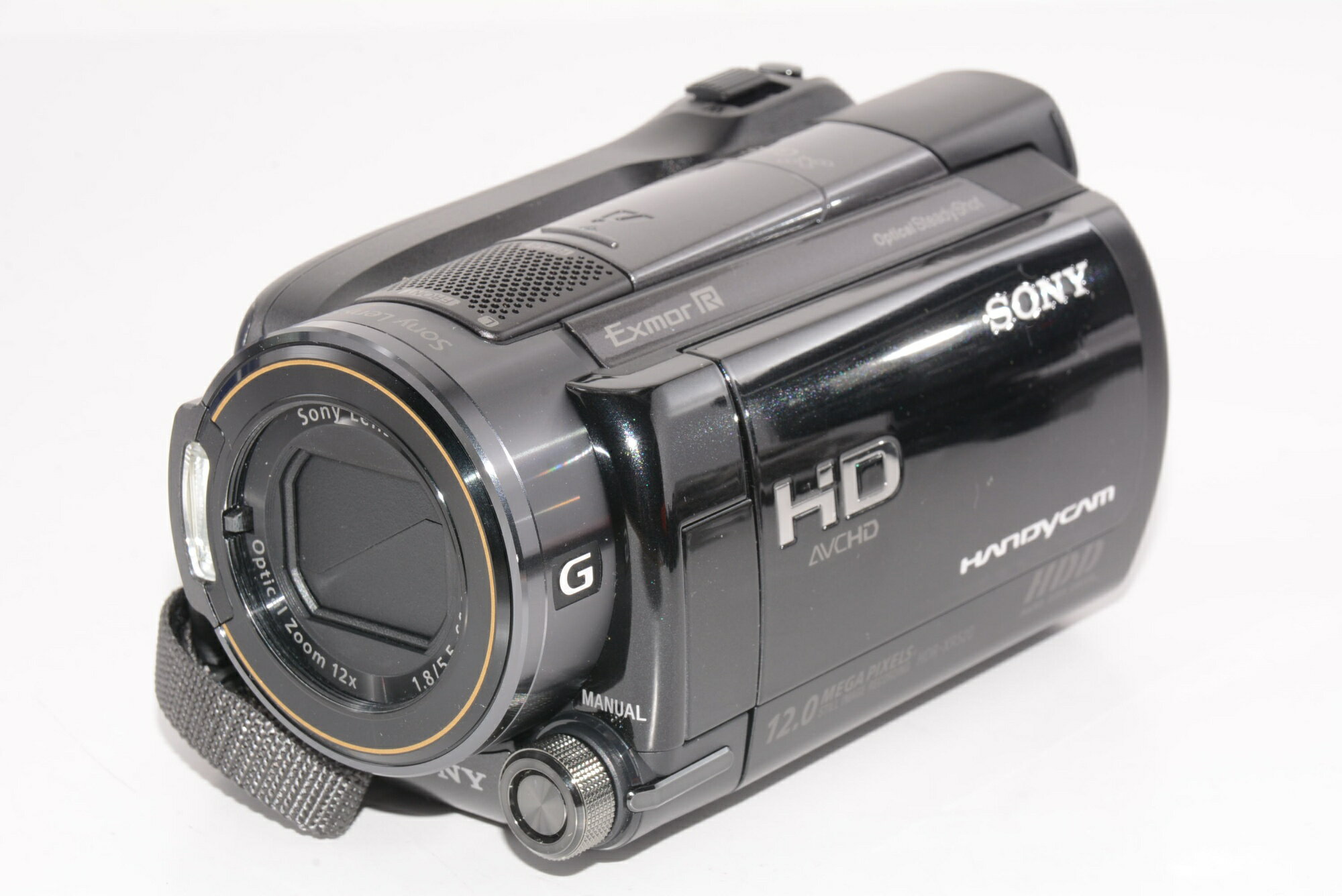 【中古】【外観特上級】ソニー SONY デジタルHDビデオカメラレコーダー CX520V 内蔵メモリー64GB ブラック HDR-CX520V/B