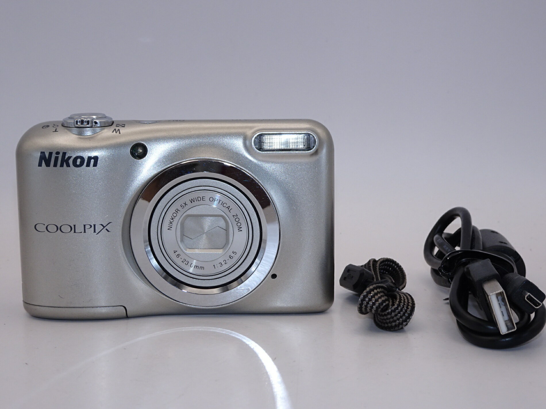 【中古】【外観並級】Nikon デジタルカメラ COOLPIX A10 シルバー A10SL