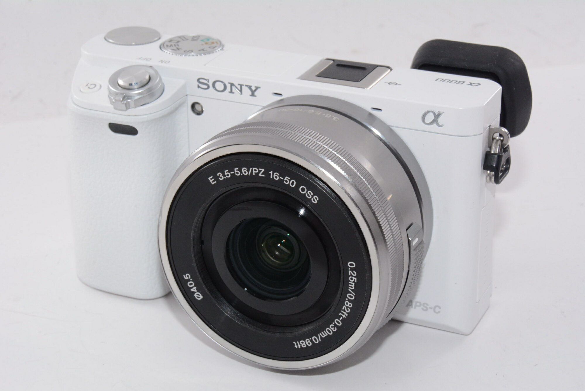 šۡڳþSONY ߥ顼쥹 6000 ѥ󥺥å E PZ 16-50mm F3.5-5.6 OSS ۥ磻 ILCE-6000L W