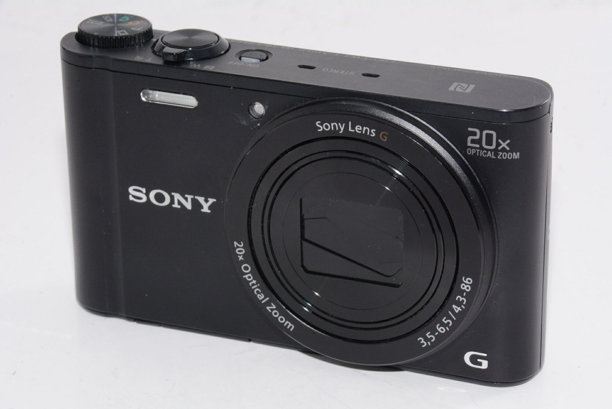 【中古】【外観並級】ソニー デジタルカメラ Cyber-shot WX350 ブラック DSC-WX350-B