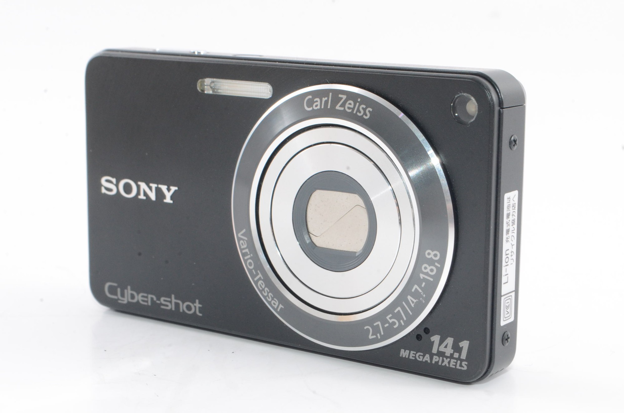 【中古】【外観並級】ソニー SONY デジタルカメラ Cybershot W350 ブラック DSC-W350/B
