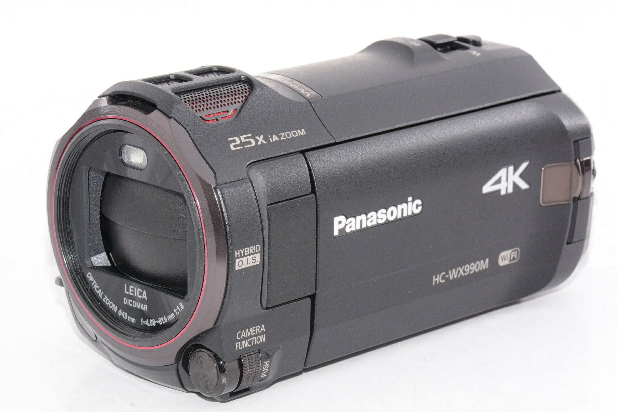 【中古】【外観特上級】パナソニック デジタル4Kビデオカメラ WX990M 64GB ブラック HC-WX990M-K