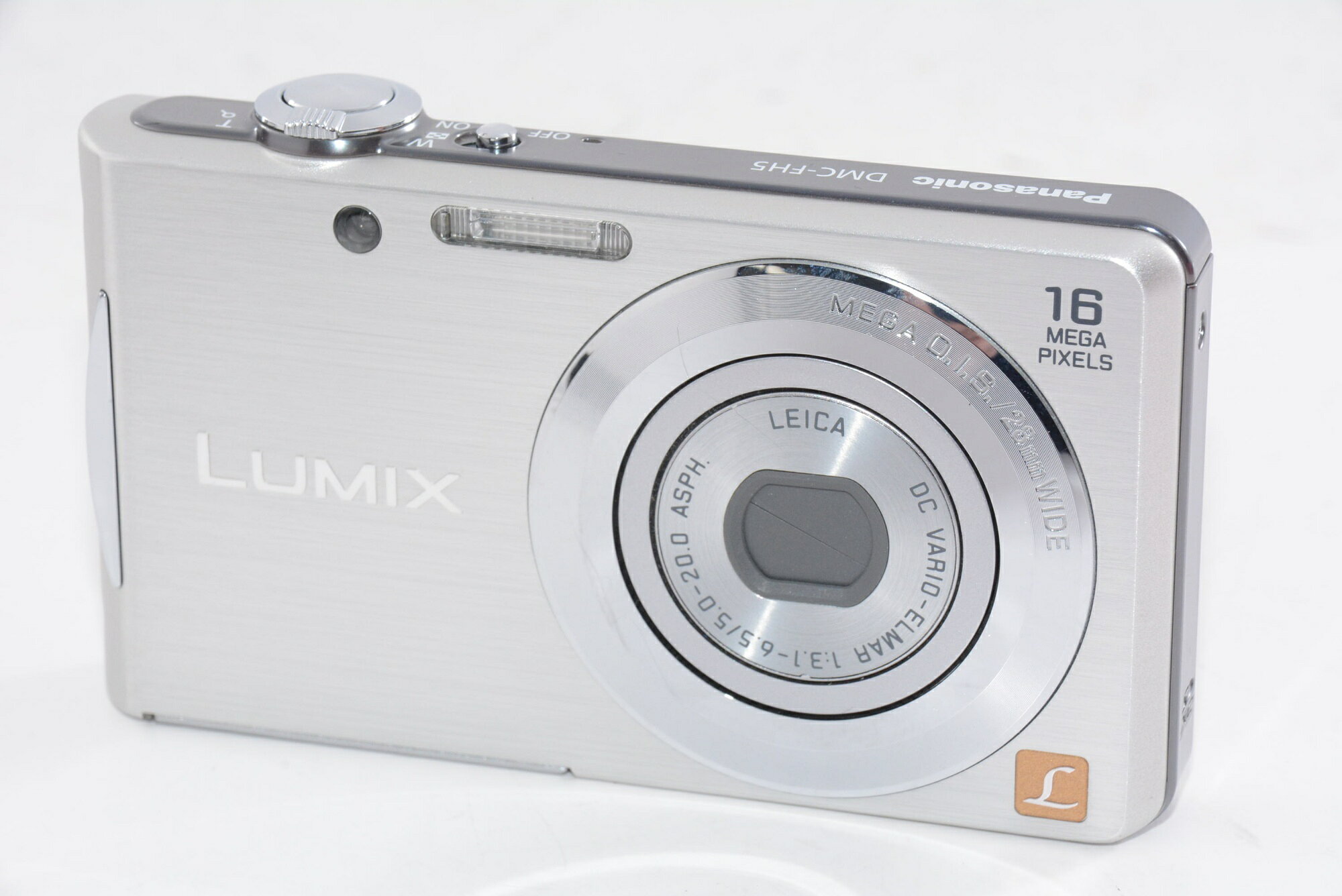 Rakuten - 【中古】【外観並級】パナソニック デジタルカメラ LUMIX FH5 シルバー DMC-FH5-S