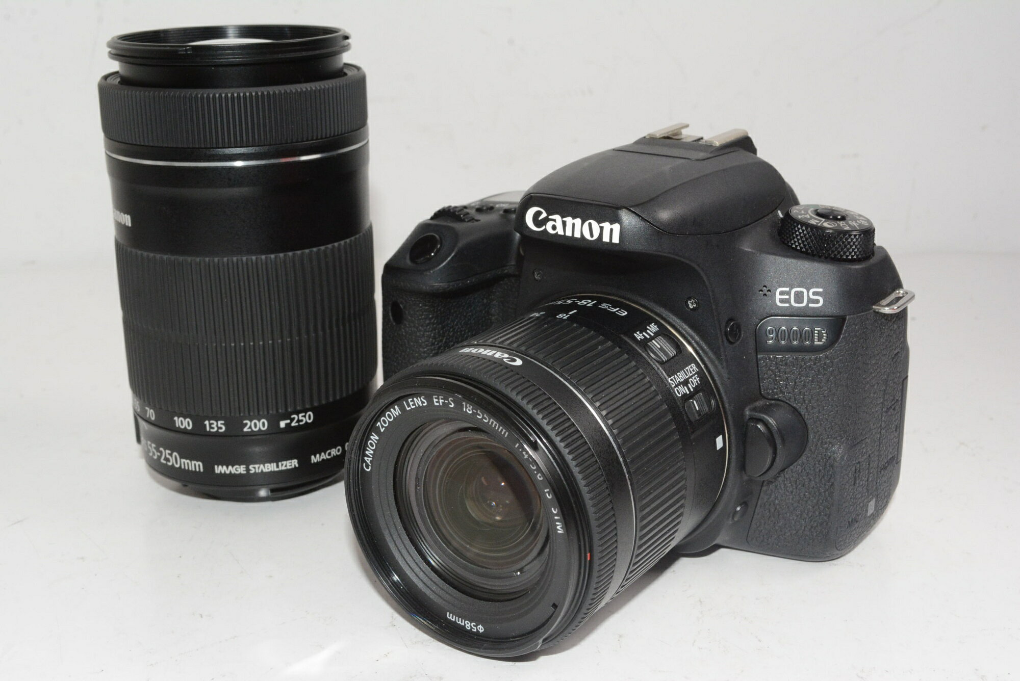 【中古】【外観並級】Canon デジタル一眼レフカメラ EOS 9000D ダブルズームキット